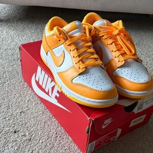 Women Nike dunk low laser orange